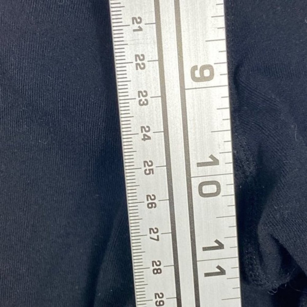 Lululemon Black Cropped High Rise Leggings Size 10 Anti Stink Stretch Yoga Pants - Picture 9 of 10